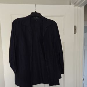 Women's Linen Navy Jacket